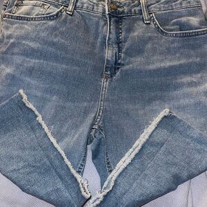 Lee Classic Blue Denim Jeans Bermuda Shorts